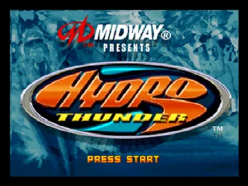 Hydro Thunder (Europe) screen shot title